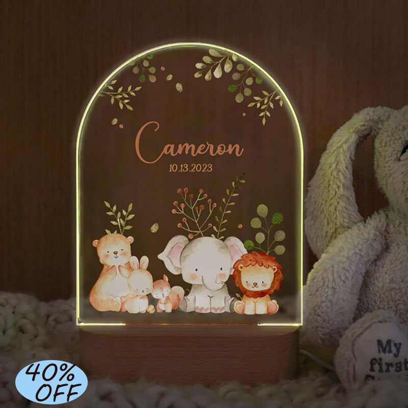 Baby Nursery Lamp - Lampka Nocna dla Dzieci z Własnym