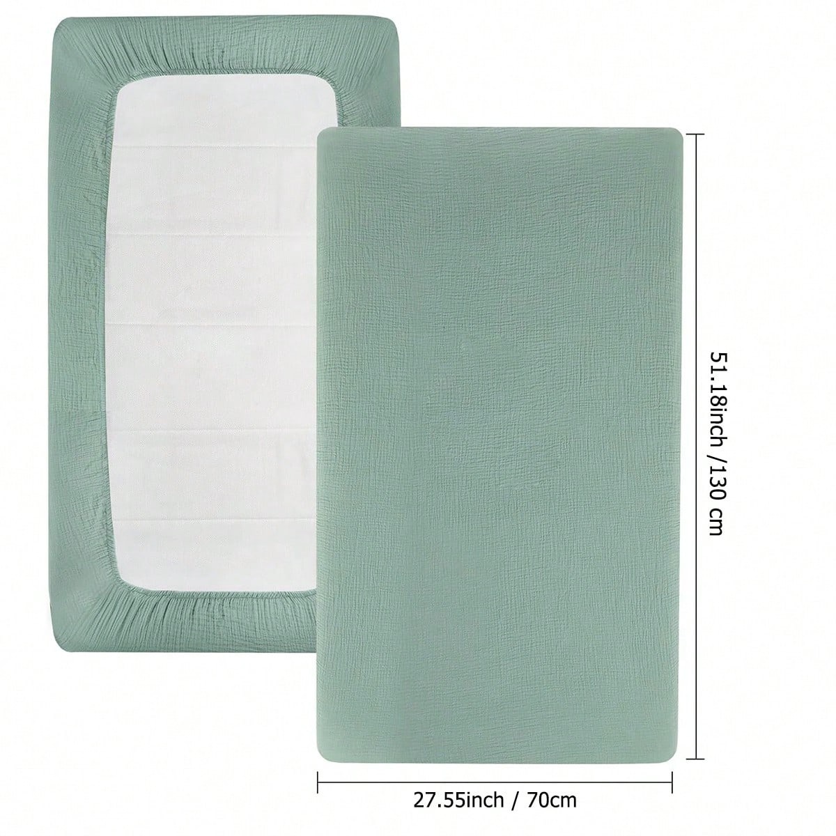 Baby Nursery Bed - Prześcieradło z gumką dla niemowląt, miękkie