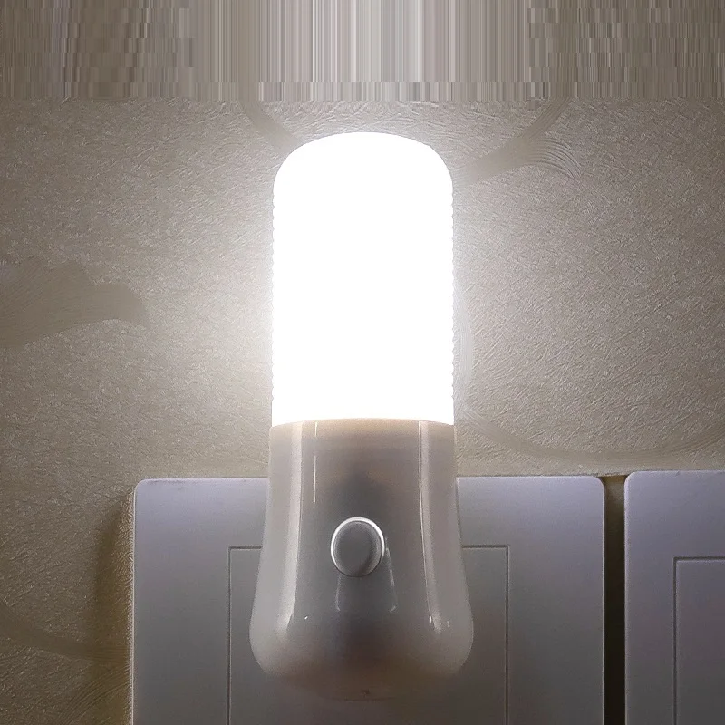 Baby Nursery Lamp - Lampka Nocna LED Biała EU/US Włącznik
