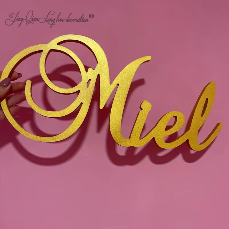 Baby Nursery Name Letters - Niestandardowy spersonalizowany drewniany znak imienia Niestandardowy