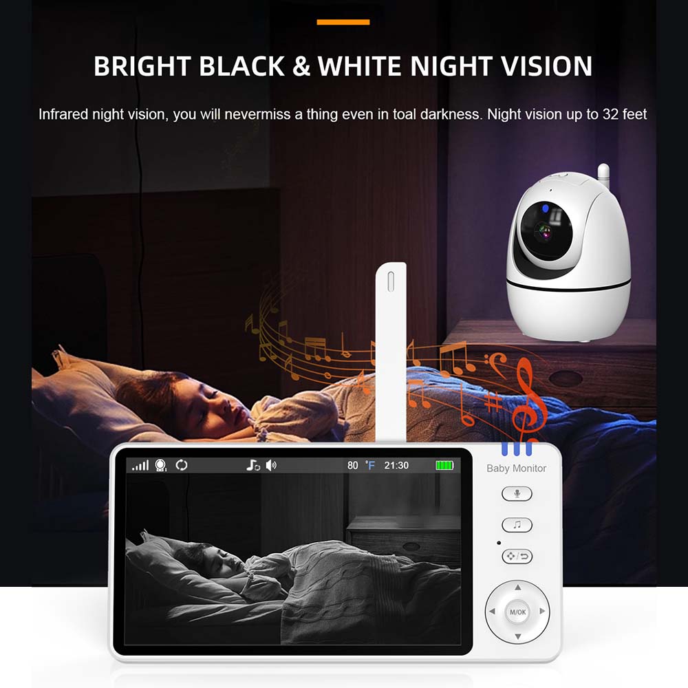 5-calowa elektroniczna niania  – Baby Nursery Camera recenzja i cena