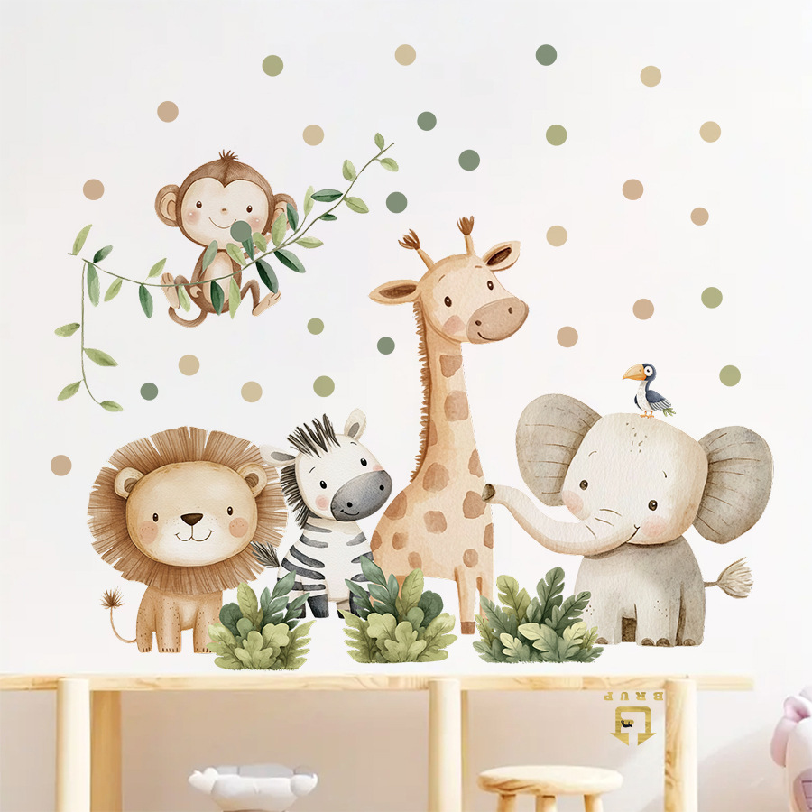 Naklejki ścienne Boho Las Zwie – Baby Nursery Decor Girl recenzja i cena