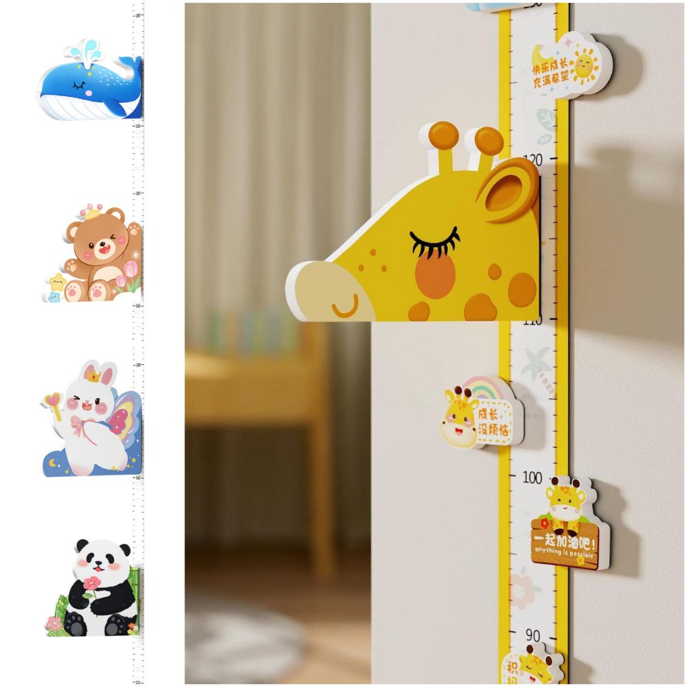 3D Kreskówkowe Zwierzęta Dziec – Growth Chart Ruler recenzja i cena