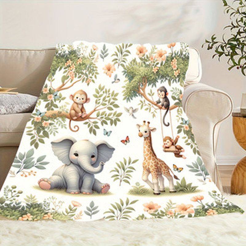 Kocyk dla niemowląt VIKAMA z m – Baby Nursery Jungle recenzja i cena