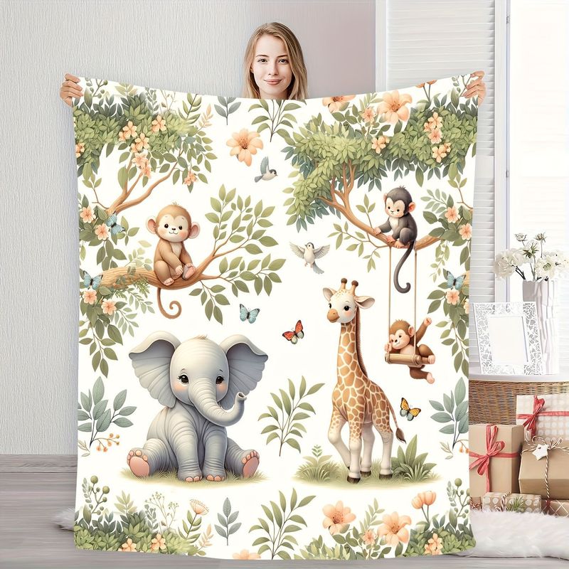 Kocyk dla niemowląt VIKAMA z m – Baby Nursery Jungle recenzja i cena