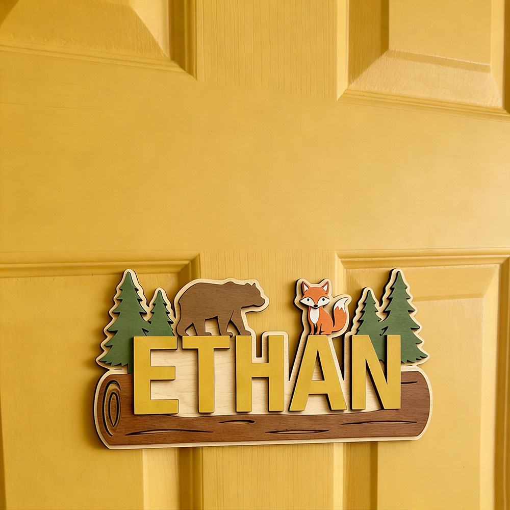 Drewniana tabliczka z imieniem – Baby Nursery recenzja i cena