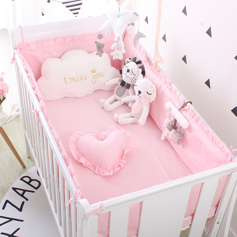 5 szt. Solidny zestaw pościeli – Baby Nursery Sale recenzja i cena