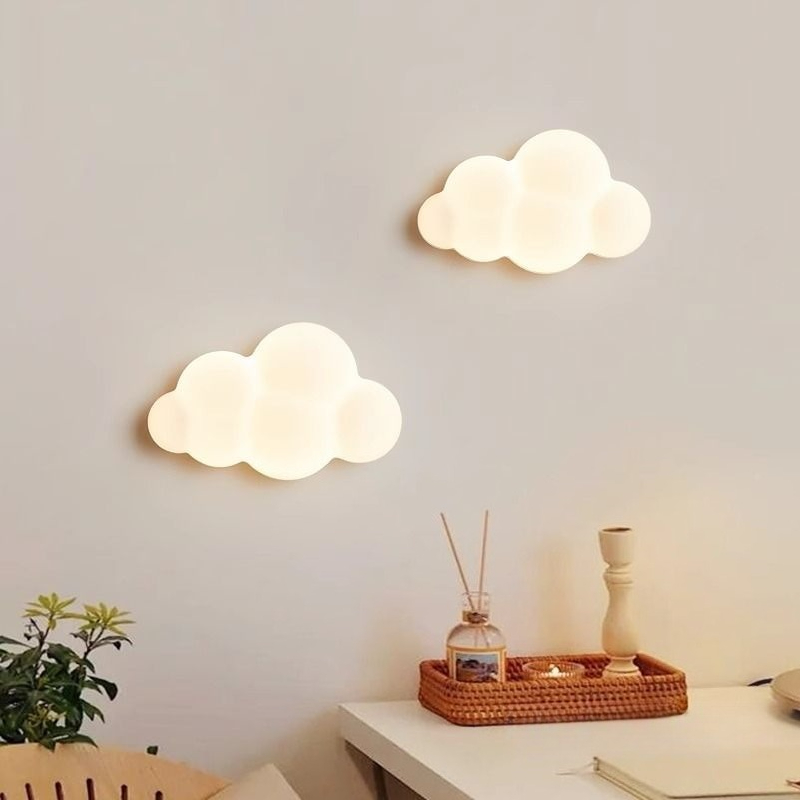 Białe lampki ścienne w kształc – Baby Nursery Lamp recenzja i cena