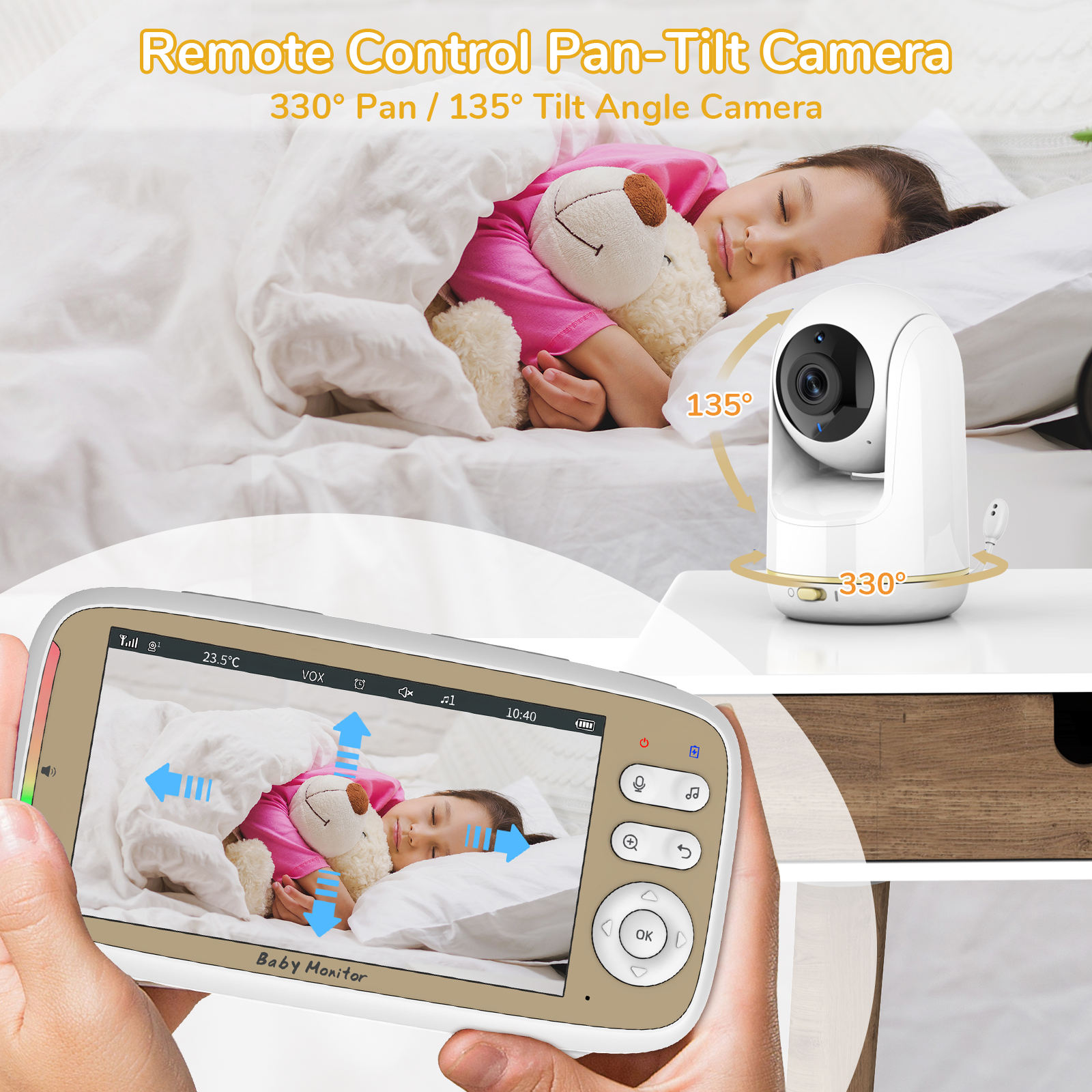 Kamera monitorująca dziecko VB – Baby Nursery Camera recenzja i cena