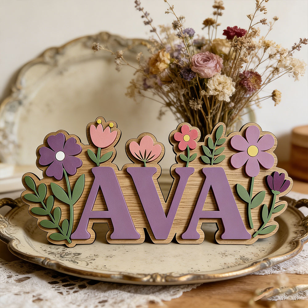 Personalizowana drewniana tabl – Baby Nursery Themes Girl recenzja i cena