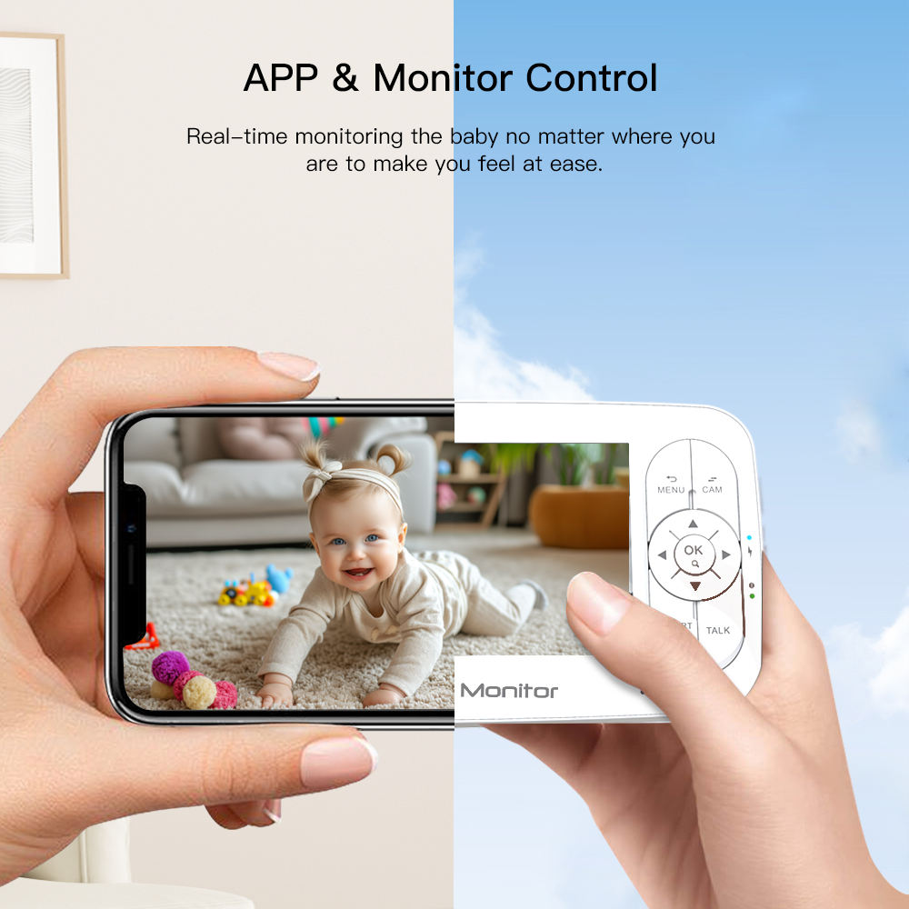Kamera dla dziecka 5 cali 2MP  – Baby Nursery Camera recenzja i cena