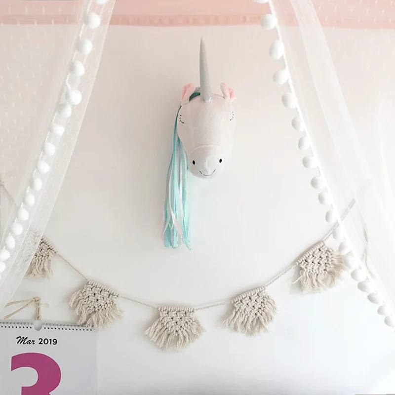 Pluszowa Głowa Jednorożca - Oz – Baby Nursery Decor Girl recenzja i cena
