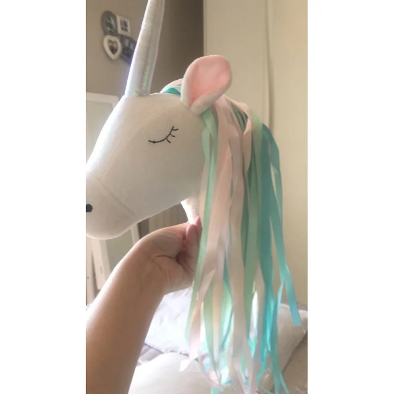 Pluszowa Głowa Jednorożca - Oz – Baby Nursery Decor Girl recenzja i cena