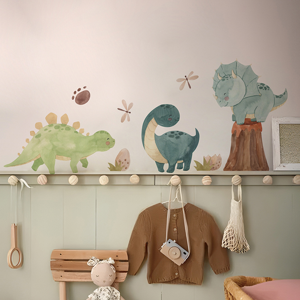 Naklejki ścienne z dinozaurami – Baby Nursery Set Furniture recenzja i cena