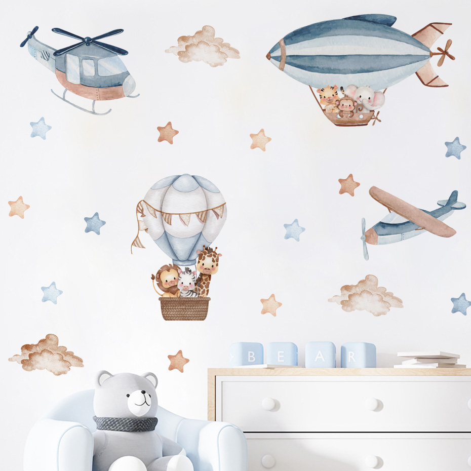 Akwarela Zwierzęta Balon na go – Baby Nursery Set Furniture recenzja i cena