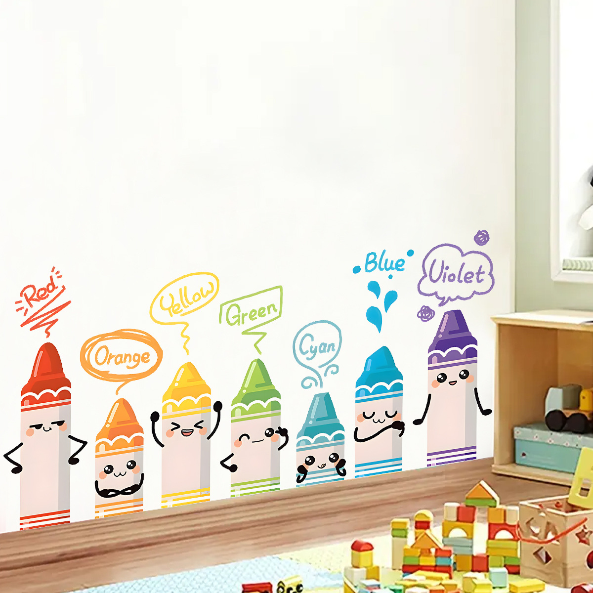 Cartoon Cute Colorful Crayon P – Baby Nursery Set Furniture recenzja i cena