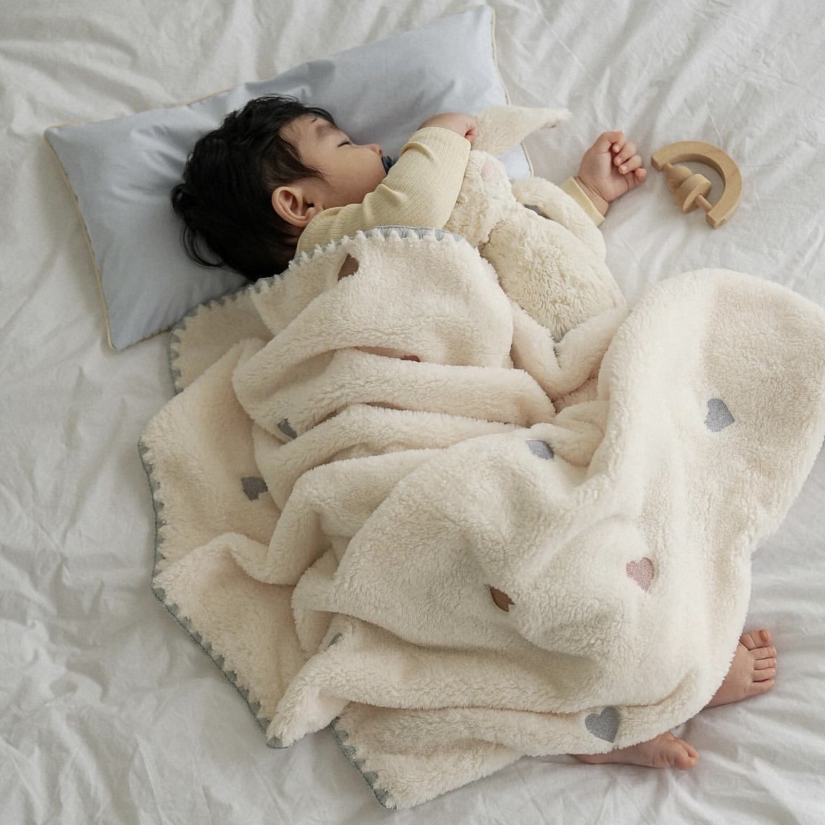 Zimowe koce dla niemowląt Newb – Baby Boy Nursery Quilt recenzja i cena