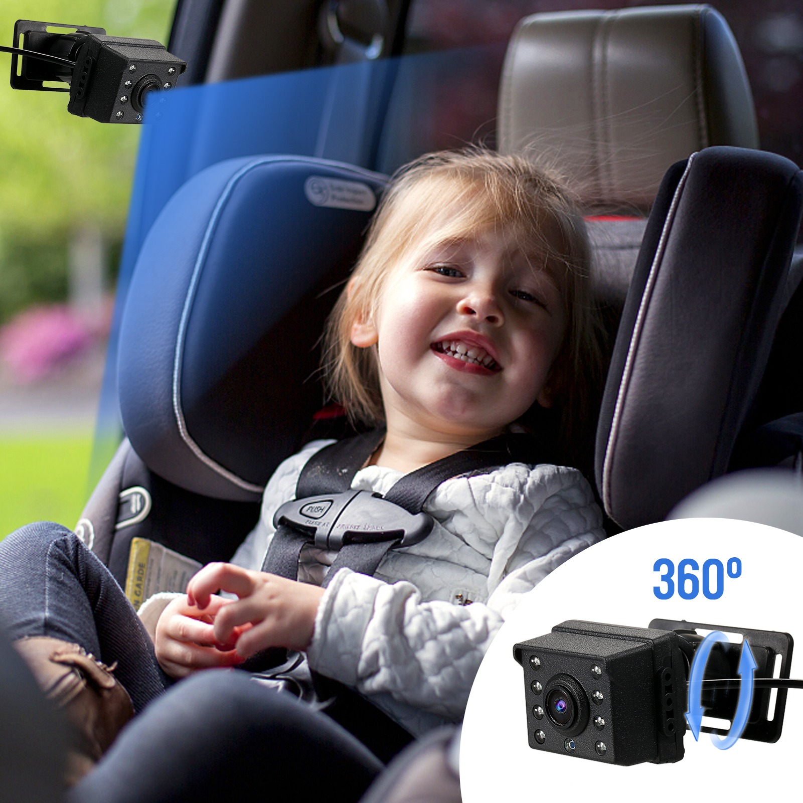 Lusterko samochodowe dla dziec – Baby Nursery Camera recenzja i cena