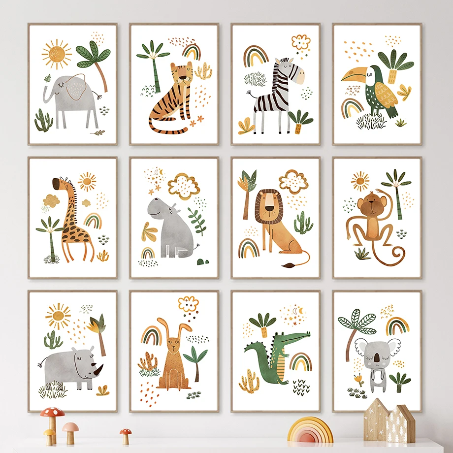 Żyrafa Słoń Tygrys Zebra Tukan – Baby Nursery Jungle recenzja i cena
