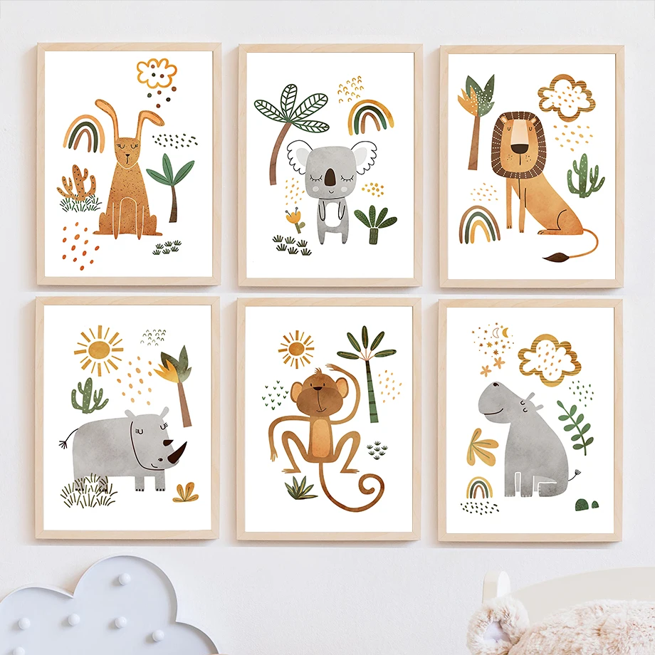 Żyrafa Słoń Tygrys Zebra Tukan – Baby Nursery Jungle recenzja i cena