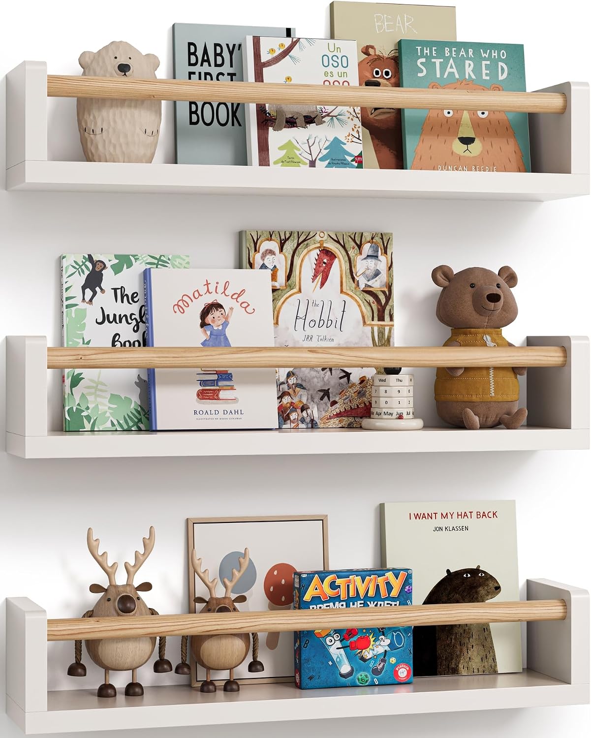 Zestaw 3 pływających półek na  – Baby Nursery Sets recenzja i cena
