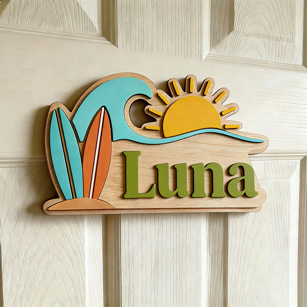 Personalizowana drewniana tabl – Baby Nursery recenzja i cena
