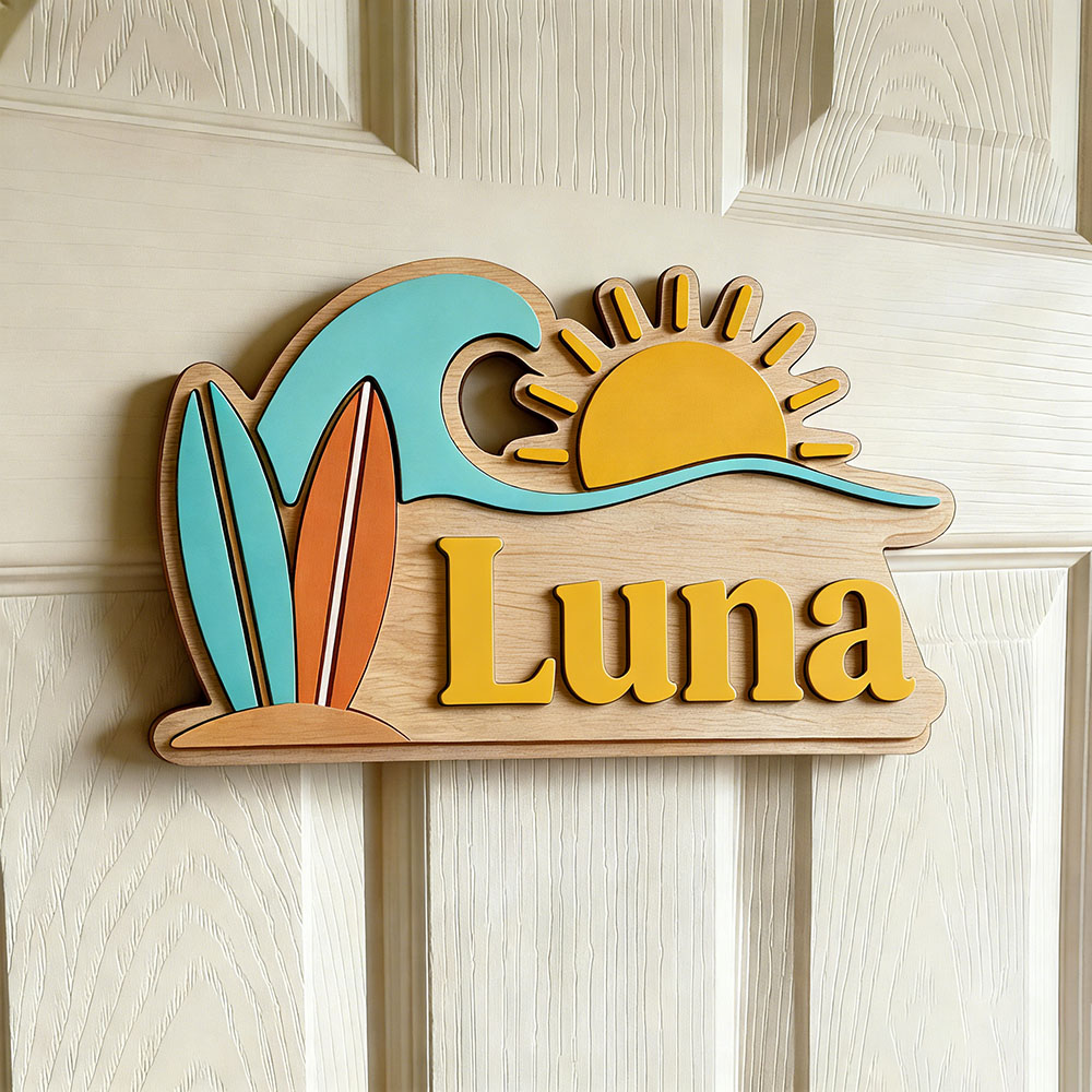 Personalizowana drewniana tabl – Baby Nursery recenzja i cena