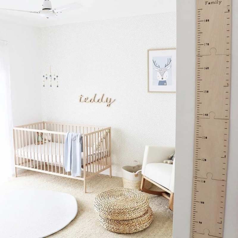 Nordic drewniane dzieci wykres – Growth Chart Ruler recenzja i cena