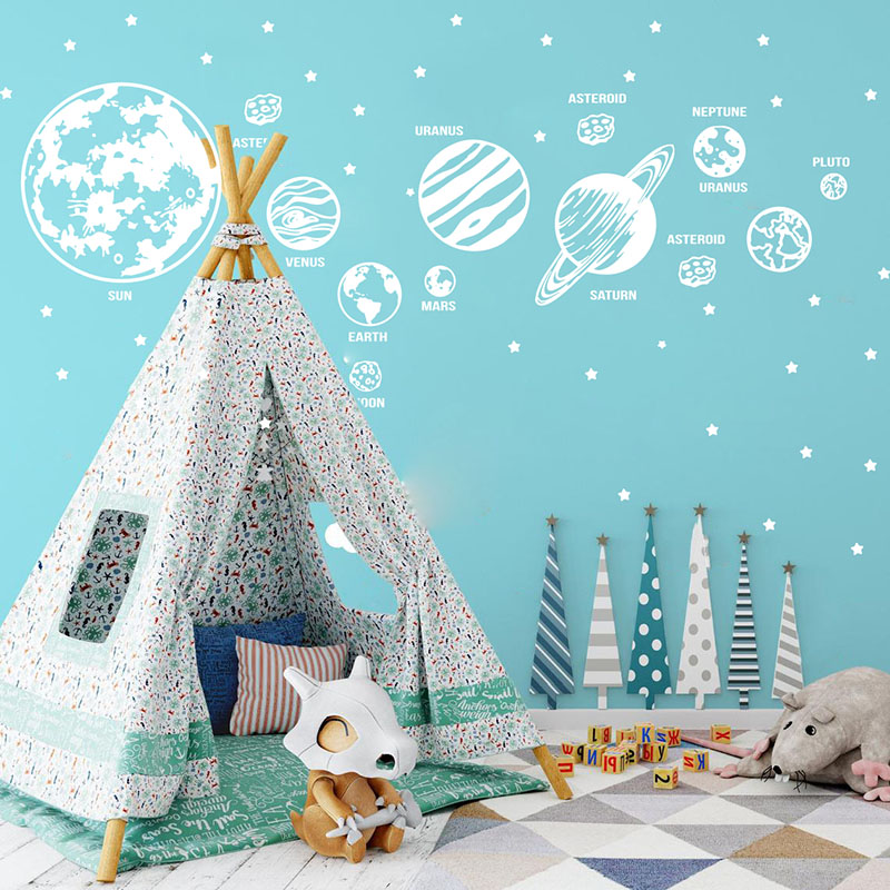 Duże planety Układ Słoneczny k – Baby Nursery Set Furniture recenzja i cena