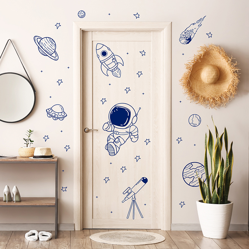 Naklejka ścienna Cartoon Unive – Baby Nursery Set Furniture recenzja i cena