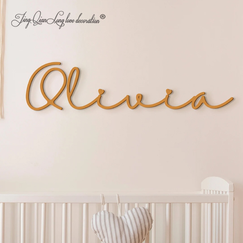 Drewniana tabliczka z imieniem – Baby Nursery Name Letters recenzja i cena
