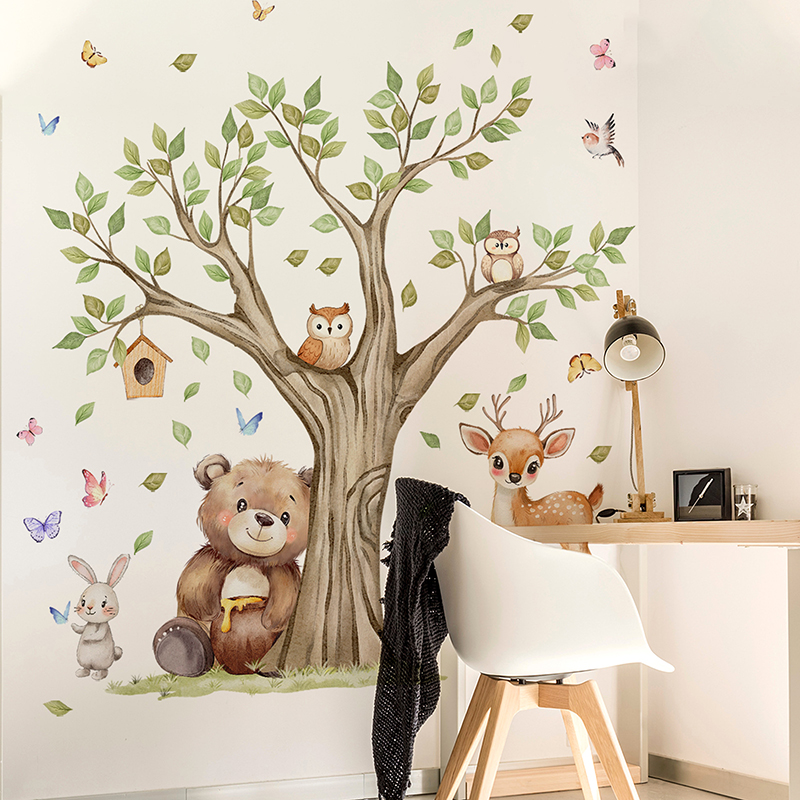 Naklejki ścienne DIY z motywem – Baby Nursery Jungle recenzja i cena