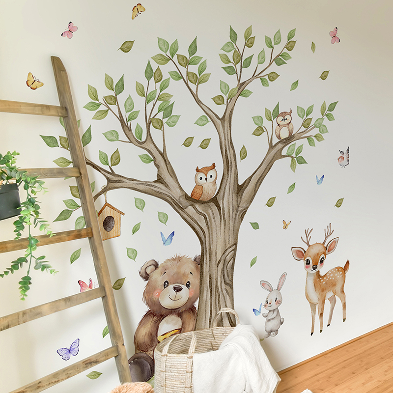 Naklejki ścienne DIY z motywem – Baby Nursery Jungle recenzja i cena