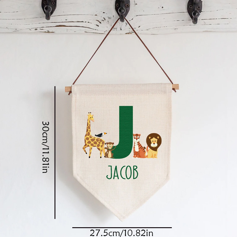 Personalizowana flaga z motywe – Baby Nursery Jungle recenzja i cena
